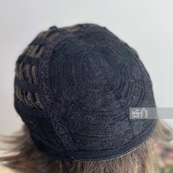 Grey Mocha Straight Bob Wig | Her Wig Closet | Betty - Picture 8 of 8